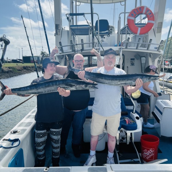 a group of people on a boat