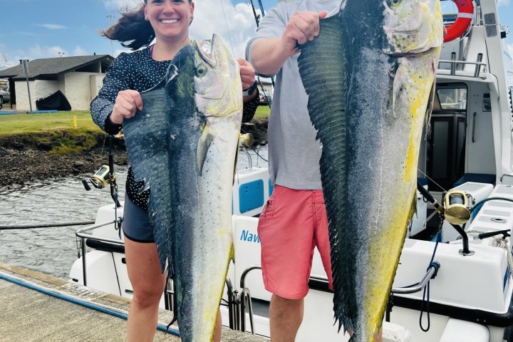 a person holding a fish