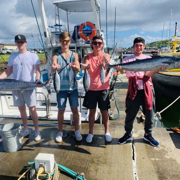 a group of people on a boat