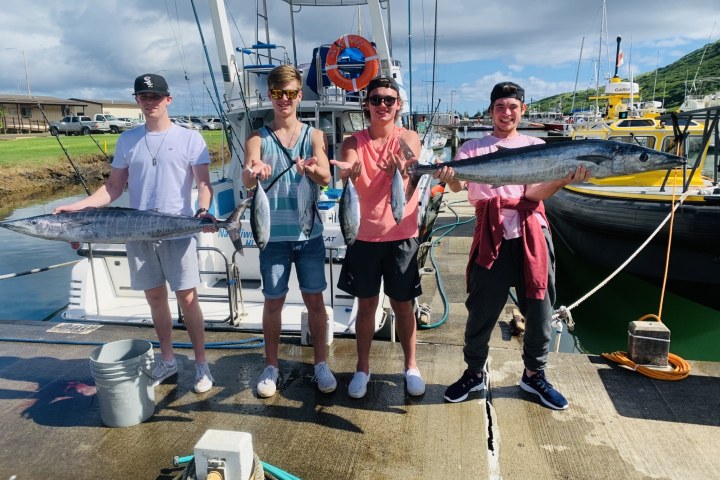 a group of people on a boat